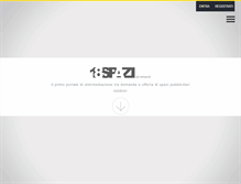 Tablet Screenshot of 18spazi.com